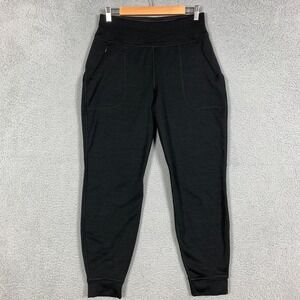 Title Nine Crash Jogger Pants Women's Medium Black Stretch Fleece Lined Outdoor